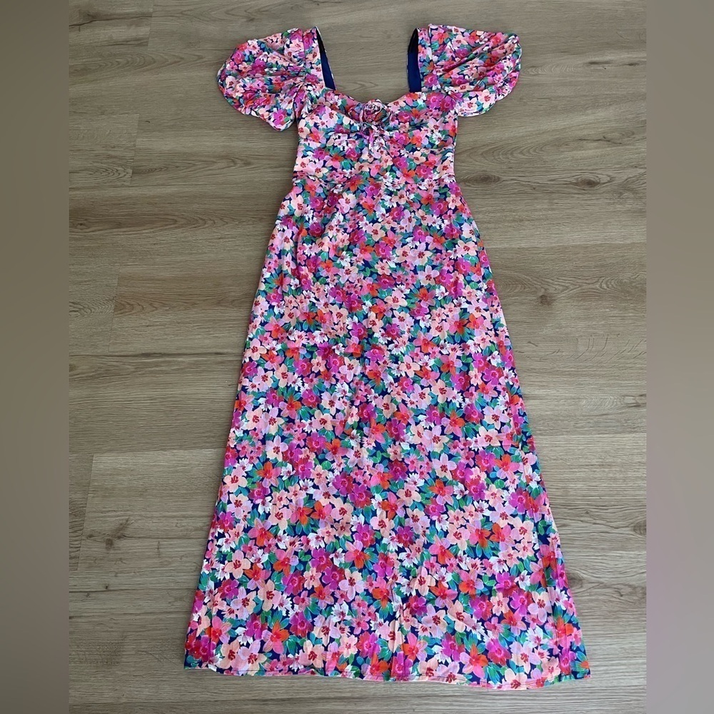 Charlie Holiday Valentina Floral Midi Dress - Picture 4 of 12